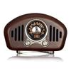 HIONJIN Portable Vintage Wooden Receiver Retro Radio Classic MP3 Music Player Box Speaker(E) view 1