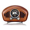 HIONJIN Portable Vintage Wooden Receiver Retro Radio Classic MP3 Music Player Box Speaker(D) view 1