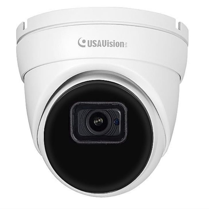 GeoVision UA-R500F2 USAVision 5MP Super Low Lux WDR IR Turret IP Camera, 2.8mm Lens, White (Replaces GV-UAD400)
