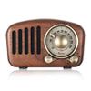 HIONJIN Vintage Radio Retro Walnut Wooden FM Old Fashioned Classic Strong Bass Enhancement view 1