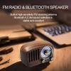 HIONJIN Vintage Radio Retro Walnut Wooden FM Old Fashioned Classic Strong Bass Enhancement view 3