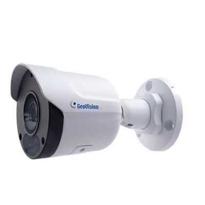 GeoVision GV-TBL4705 4MP H.265 Super Low Lux WDR IR Bullet IP Camera, 4mm Lens, White