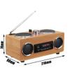 HIONJIN Retro Vintage Radio Super Bass FM Multimedia Speaker Classical Receiver view 2