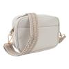 Camera Shoulder Bag, Large Capacity PU Leather Camera Shoulder Bag with Shoulder Strap Trendy Design for Shopping Travel (White) view 2