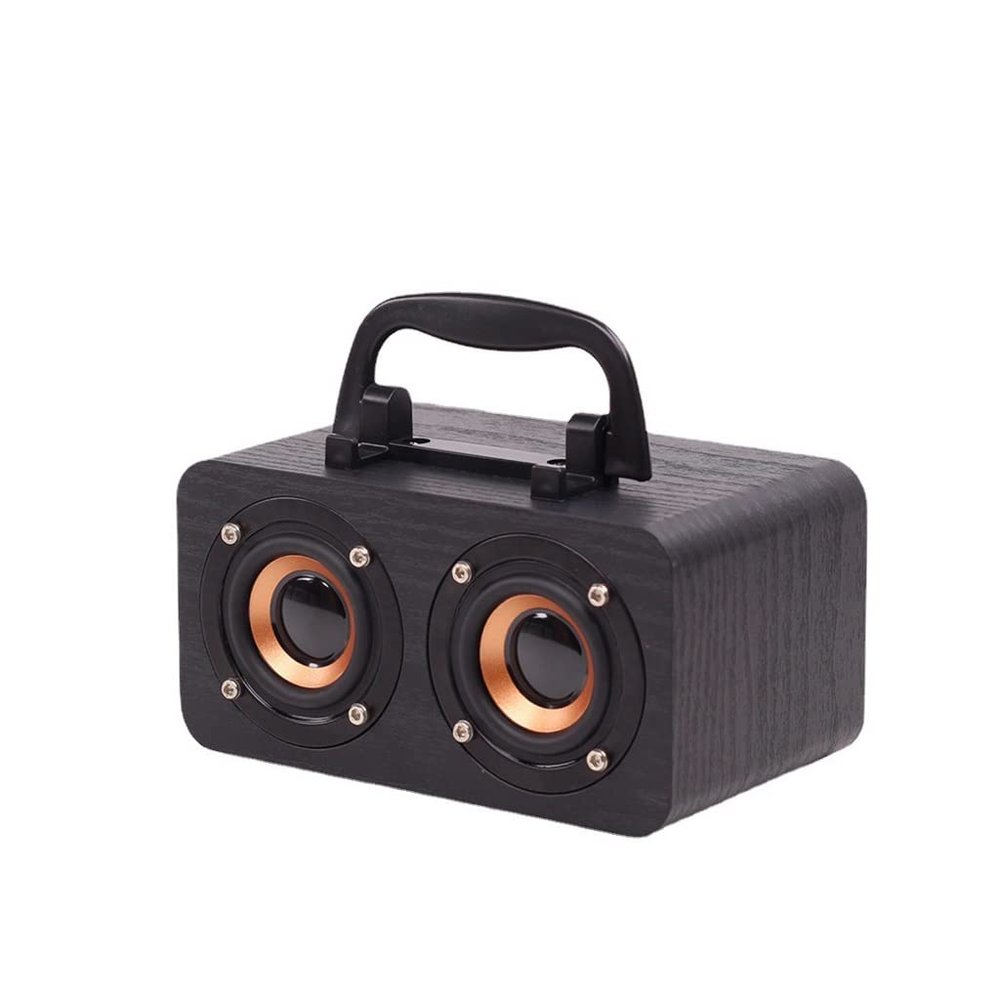 HIONJIN Portable Speakers Subwoofer Stereo Bass System Speaker TF MP3 Player Home Amplifier(E)