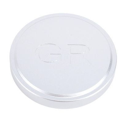 55mm Aluminum Alloy Camera Lens Cap with Cotton Inner Cushion for GR2 GR3 GR3X, Digital Camera, Lens Cover, Protector (Silver)