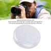 55mm Aluminum Alloy Camera Lens Cap with Cotton Inner Cushion for GR2 GR3 GR3X, Digital Camera, Lens Cover, Protector (Silver) view 3