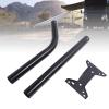 Satellite Mount Pole for Gen 3 System, 18 Inch Adjustable Angle Metal Heavy Duty Adapter with Expansion Screws, Lag Screws for Concrete Wall and Wooden Wall view 4