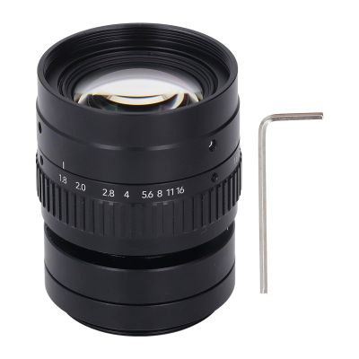 35mm F1.8 Camera Lens, M42 Mount Manual Focus Zoom Lens for HD Cameras, Aluminum Alloy Housing, 8K5UM Resolution, Aperture Control, Industrial with 12mm Focal Length