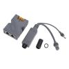 150W GigE PoE Injector with Splitter DC48-57V 3A 10/100/1000Mbs Gigabit Ethernet PoE Injector ESD Guard for Mini Antenna Device DC Input ABS Material view 2
