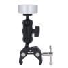 aqxreight Rv Ladder Mount for Mini Double Ball Head Strong Clip for Pole RV Trailer Yacht Multifunction Adjustable Clamp Mount view 1