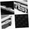 ANDRESLAD Hard Briefcases for Men Aluminum Suitcase Foam Case Telescope Case Storage Box Small Organization Key Lock view 3