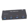 CAXUSD VGA Video Converter for Computer 4 Output VGA Adapter Compatible Multiple Displays Compact Design Black view 1