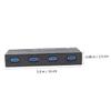 CAXUSD VGA Video Converter for Computer 4 Output VGA Adapter Compatible Multiple Displays Compact Design Black view 3