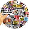 100 Pcs Funny Stickers for Adults (Dirty) Meme Water Bottles Sticker Pack Waterproof Cool Decals for Laptop, Hard Hats, Sarcastic, Scrapbooking Decals (Funny) view 3