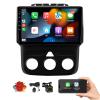 9 Inch Touch Screen Android Car Stereo for Dodge RAM 2013 2014 2015 2016 2017 2018 with Wireless CarPlay & Android Auto 8Core 4G+64GB,Radio,GPS,WiFi,Bluetooth,SWC (2013-2018 Year Manual A/C Only) view 1