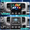 9 Inch Touch Screen Android Car Stereo for Dodge RAM 2013 2014 2015 2016 2017 2018 with Wireless CarPlay & Android Auto 8Core 4G+64GB,Radio,GPS,WiFi,Bluetooth,SWC (2013-2018 Year Manual A/C Only) view 2