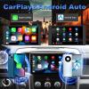 9 Inch Touch Screen Android Car Stereo for Dodge RAM 2013 2014 2015 2016 2017 2018 with Wireless CarPlay & Android Auto 8Core 4G+64GB,Radio,GPS,WiFi,Bluetooth,SWC (2013-2018 Year Manual A/C Only) view 3