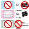 3:2 Viewfinder Set All 12 Layouts, 12 Cards Artist Viewfinder for DSLR and Mirrorless Complete Composition Grid Set Made in Australia view 2