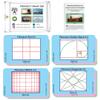 CLPA Fibonacci Viewfinder Set  4 Layouts, 12 Cards | Artist Viewfinder for Drawing and Photography | Fibonacci Spiral, Grid, Matrix and Diagonals | Made in Australia view 1