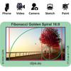 CLPA Fibonacci Viewfinder Set  4 Layouts, 12 Cards | Artist Viewfinder for Drawing and Photography | Fibonacci Spiral, Grid, Matrix and Diagonals | Made in Australia view 3