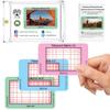 Fibonacci Matrix Viewfinder Artist Viewfinder for Drawing and Photography Composition Viewfinder 3:2, 4:3 and 16:9 Made in Australia view 1