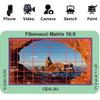 Fibonacci Matrix Viewfinder Artist Viewfinder for Drawing and Photography Composition Viewfinder 3:2, 4:3 and 16:9 Made in Australia view 3