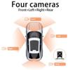 TKOWTB 2.0-Inch Car Quad-Record HD Night Vision Tachograph Car Front and Rear Left and Right Simultaneously Recording view 2