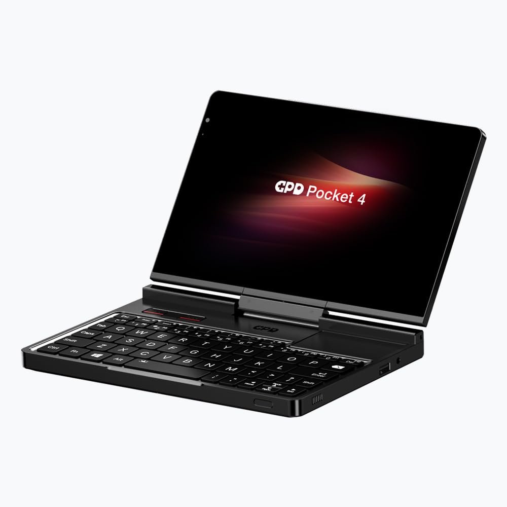 oushedi 2025 New GPD Pocket4 Palm Mini Tablet 2-in-1 Laptop 8.8-inch High Performance AMD R7 8840U