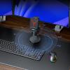 Akozon Gaming Microphone RGB Effect USB Condenser PC Mic Clear Sound Quality for Streaming Podcasts view 3