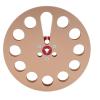 1/4 7 Inch Empty Tape Reel, Aluminum Alloy Universal Open Reel Sound Tape Empty Reel, for Studer Opening Machine Parts (Gold) view 1