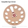1/4 7 Inch Empty Tape Reel, Aluminum Alloy Universal Open Reel Sound Tape Empty Reel, for Studer Opening Machine Parts (Gold) view 4