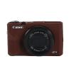 Camera Silicone Case Cover Protector Fit for Canon G7X Mark 3 G7X III G7X3 Protective Body Cover Case Skin(Camera not Included)(Chocolate) view 1