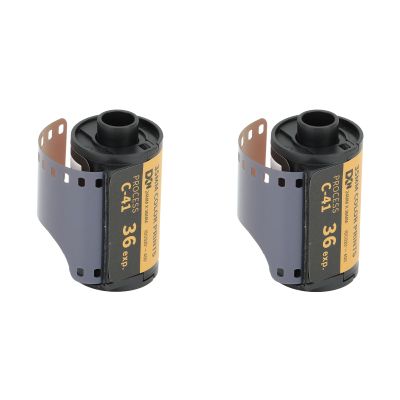 2 Roll Camera Color Print Film, 36 Sheets 35mm Fine Grain Wide Exposure Latitude HD Camera Color Negative Film for 135 Camera, ISO 320 to 400 High Contrast Color Print Film