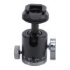 1/4 Inch Camera Ball Head, Metal Ball Head Camera Mount with 1/4 Inch Screw Hole, Cold Shoe Mount, 360 Rotation, for Monopod, DSLR, Camera view 1