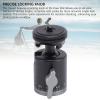 1/4 Inch Camera Ball Head, Metal Ball Head Camera Mount with 1/4 Inch Screw Hole, Cold Shoe Mount, 360 Rotation, for Monopod, DSLR, Camera view 3
