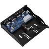 4 USB 2.0 Interface Front Panel, Fast Charging HUB for Computer, High Speed Data Port, Use with Mainboard or Riser Card with 9 Pin to 4 Interface USB 2.0 HUB view 3