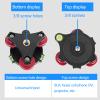 Tripod Leveling Base, Angle Adjustment Bubble Level Aluminum Adjusting Plate, Tripod Head Leveling Base with 3/8 Inch Screw, 33.1 Pounds Load Capacity, for Macro Photography view 4