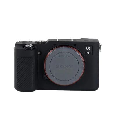 A7C Silicone Case Rubber Body Cover Protector Frame Skin Fit for Sony A7C Alpha 7C ILCE-7C Camera Soft(Camera not Included(Black)
