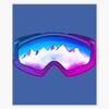 Retro Snowboard Goggles Sticker Decal Car Window Water Bottle 5" view 1