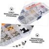 Angoily 1set Computer Case Screws Kit Washers and Cable Ties for Easy Installation and Repair of Desktop Assorted Screws for Gaming and Computer Accessories view 4
