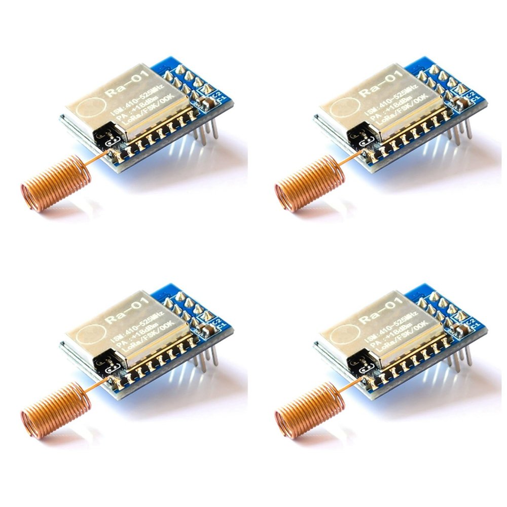 Bloepum 4X Ra-01 LoRa SX1278 433M Wireless Spread Spectrum Transmission Module Most Distant 10KM