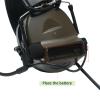 BVMAG H50 Noise Reduction Volume Control Walkie Talkie Headset with PTT Mic Compatible with Baofeng Kenwood UV-5R BF-888S BF-F8HP BF-F9 TK-3140 TK-3400 Two Way Radio Green view 4
