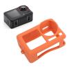 Action 5 Pro Case, Silicone Sleeve, Lens Caps, Wrist Strap, Anti Lost Rope, Protective Frame for Action 5 Pro Action Camera Accessories Kit (Orange) view 1