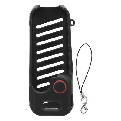 Wisoqu 3 Cover, TPU Protective Case for 3, Shockproof Anti Slip Protective Sleeve Cover with Wrist Strap for 3 Handheld Action Camera (Black)