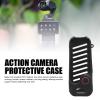 Wisoqu 3 Cover, TPU Protective Case for 3, Shockproof Anti Slip Protective Sleeve Cover with Wrist Strap for 3 Handheld Action Camera (Black) view 2