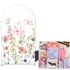 Wedding Bridal Shower Butterfly Flower Chiara Arched Stand Cover Baby Shower Baptismx Birthday Party Background Elastic Fabric(Stand is not Included) (G-4113,78x180cm(2.6x6ft)) view 1