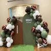 Aerdce Sports Theme Arch Backdrop Cover American Football Stretchy Arched Stands Covers for Boys Birthday Baby Shower Party Supplies (No Stand!) view 4