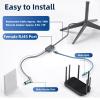 Oreilet for Starlink Gen 2 15m/50FT Cable with Female RJ45 Ethernet Adapter, Satellite Replacement Cable Network Connection Cable, Cable Extension Cord for Starlink V2 view 2