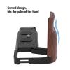 GOWENIC Camera Hand Grip L Bracket, Vertical Handgrip L Shape Grip with Quick Release Plate for ZV E10II with 1/4 Inch Screw Hole Lightweight view 4